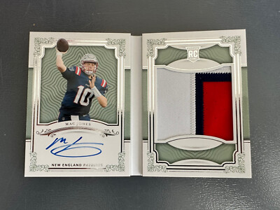 2021 National Treasures MAC JONES Rookie Auto Jumbo Patch First Edition /99