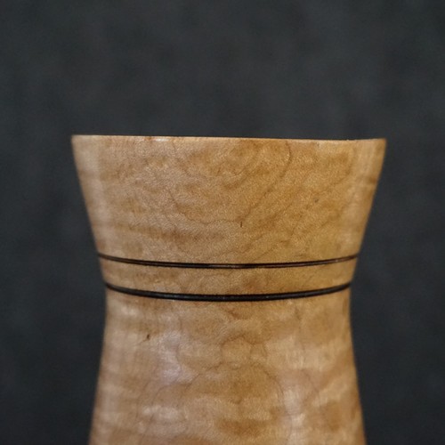 Handmade Hand Turned Wood Vase 7-3/8" Tall ***READ - Picture 5 of 17