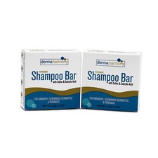 Sulfur  Salicylic Acid Dandruff Shampoo Bar - Peppermint 2 Bars 