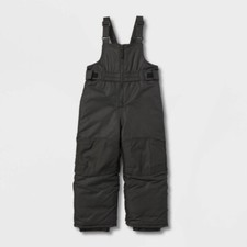 Toddler Snow Play Bib - Cat  Jack Black Size12M Snow, Winter Pants