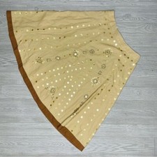 Vintage Carole little beaded and sequin flare skirt boho moroccan style size 14
