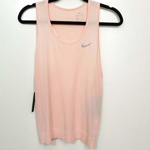Nike Dri Fit Womens Pink Slim Fit Lightweight Activewear Tank Top Size Small - Picture 5 of 12