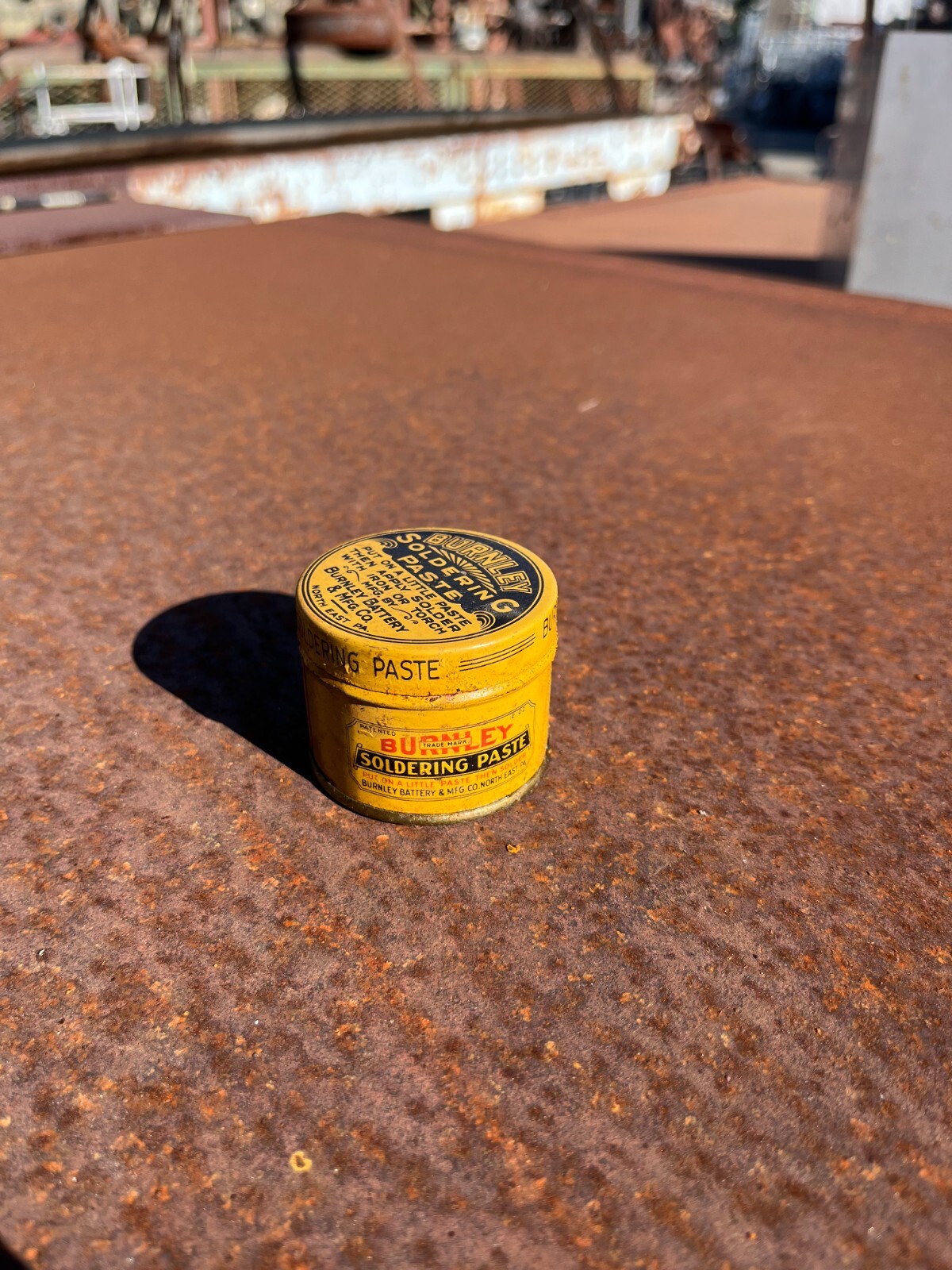 FULL Old Vintage BURNLEY SOLDERING PASTE eBay