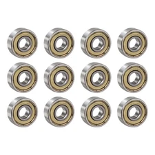 623ZZ (12Pcs) Ball Bearing Double Shielded Deep Groove Ball Bearings