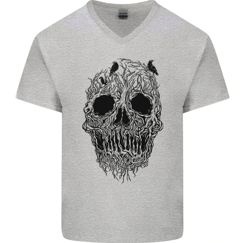 T-shirt Homme No Fear, Noir, Motif Crâne Graffiti, Taille L, Coton