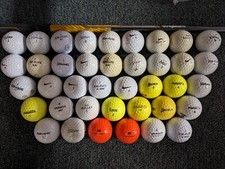39 Assorted Logo Golf Balls