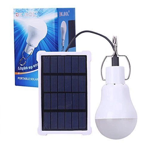 Home Bulb Outdoor Indoor Solar Powered LED Lighting System Solar Light White hi
