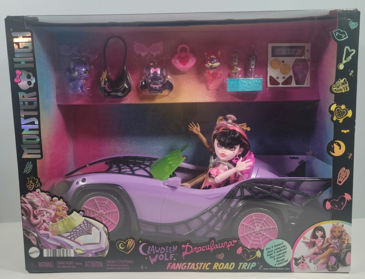 Monster High Clawdeen Draculaura Fangtastic Road Trip