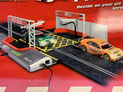 SCX ANALOG 88750 PIT BOX TRACK FOR SLOT CARS 1/32 SCALE NEW SEALED
