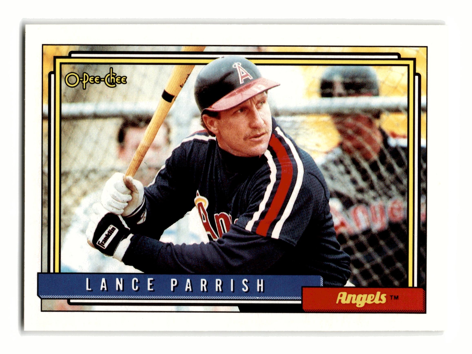Lance Parrish 1992 O-Pee-Chee #360 California Angels NM-MINT