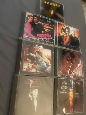 7 CD Movie OST Crime Sliver Wild At Heart Orchid Crying Game Rush Lost Highway