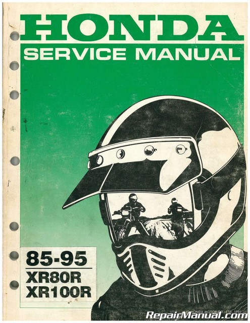 USED 1985-1995 Honda XR80R 1985-1995 Honda XR100R Service Manual | eBay