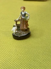 Falcon Miniatures #23854 Woman With Duck 1:12 Scale Dollhouse Figurine