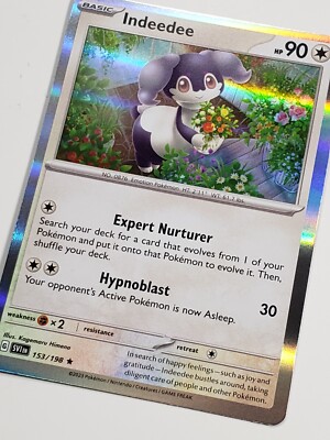 HOLO Indeedee 153/198 NM / M - Scarlet Violet Pokemon Card $2 Combined  Shipping | eBay