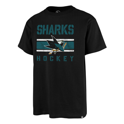NHL San Jose Sharks T-Shirt Distressed Imprint Echo Logo Shirt Fanshirt