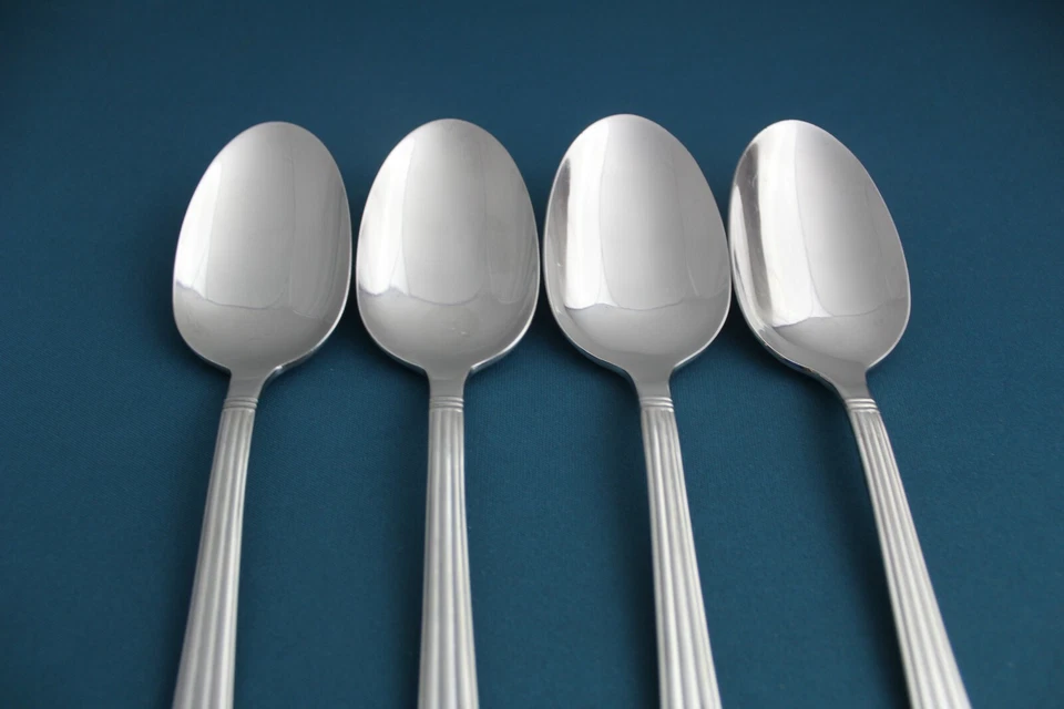 4 cucharas soperas ovaladas Cutipol ATHENA 18/10 acero inoxidable Portugal 8" Foto 3 de 4