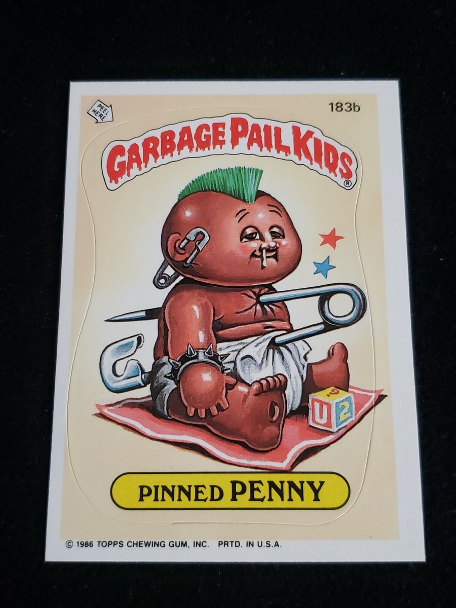 1986 Garbage Pail Kids 183b PINNED PENNY 5TH SERIES 5 GPK | eBay