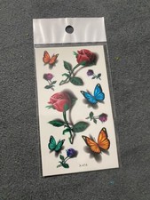 Butterfly Waterproof Body Temporary Tattoos Stickers US