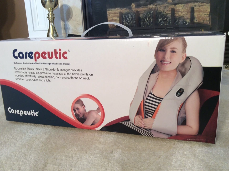 Masajeador de cuerpo completo amasado Shiatsu sueco Carepeutic Deluxe con calor KH269A01 Foto 2 de 4