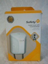 Safety 1st Outlet Cover with Cord Shortener Stores 4 Feet of Cord Baby Accessory