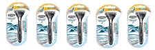 Schick Quattro Razor & Cartridges, Titanium Coated 1 Razor 2 Cartridges (5 pack)