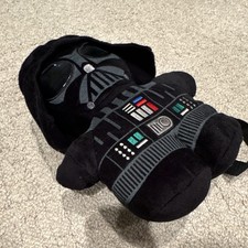 Star Wars Darth Vader Plush Kids Backpack Small Zip Adjustable Strap Black