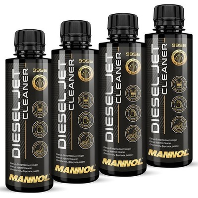 4x 250ml Mannol Kraftstoff Einspritzdüsen Injektor Reiniger Diesel Jet Cleaner