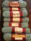 Vintage Lot Of 9 Skeins Fleisher's Nylon & Wool USA 1 oz Green Lot# 6630 NEW