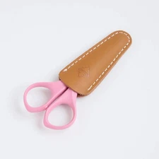 Leather Scissors Cover Small Case Genuine Cowhide Handmade India