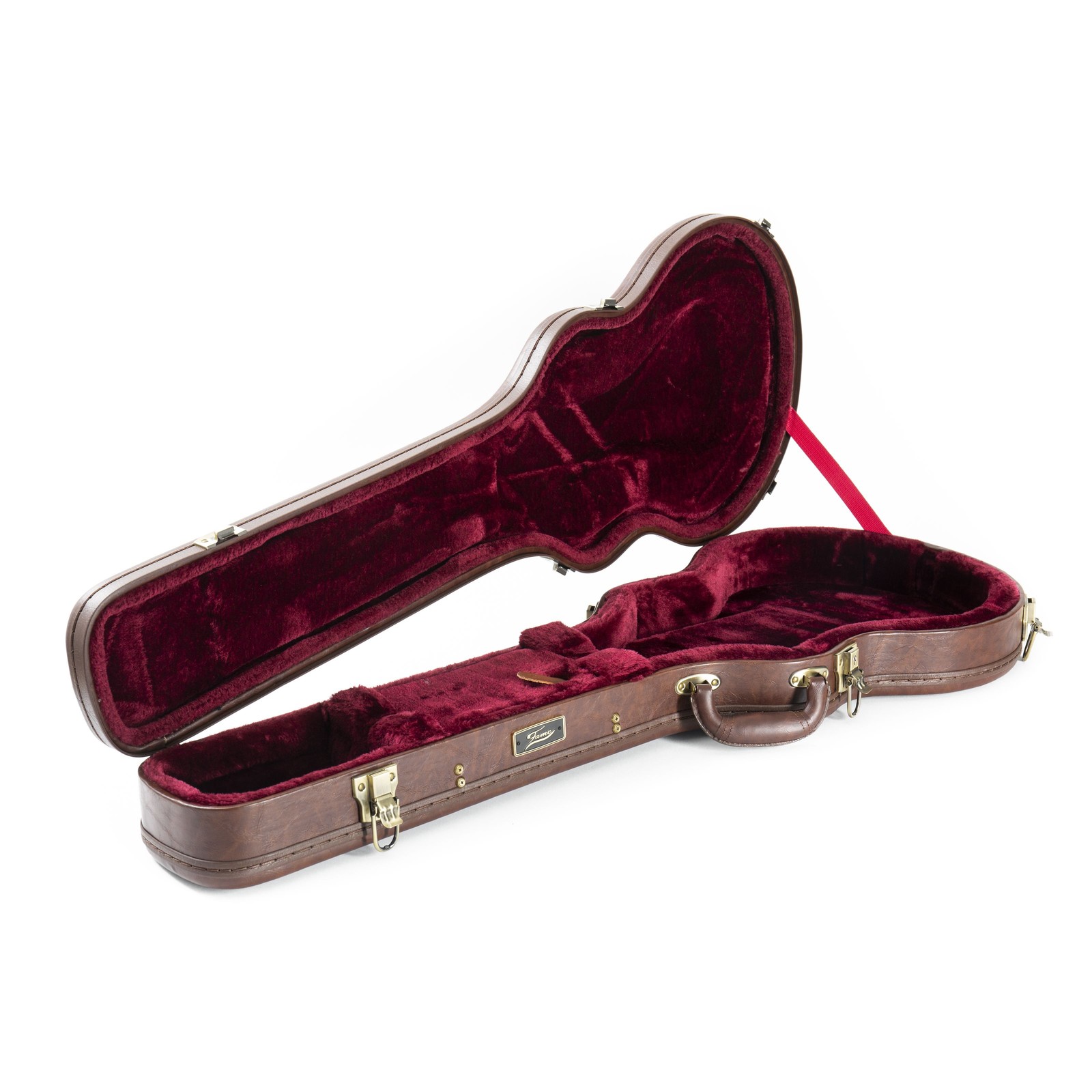 Historic Singlecut Case, Valigetta per chitarra elettrica, anima in legno, vintage, resistente alle intemperie foto 5