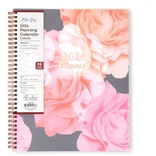 2026 Weekly & Monthly Planner with Elegant Design - Perfect for Organized Living