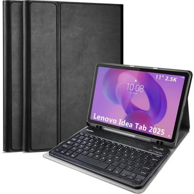 ProCase Case with Keyboard for Lenovo Idea 2025 11'' Tab/K11 Gen2, Black