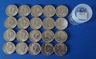 (20) 1964 AU/BU Kennedy Halves: "Nice" 90% Silver
