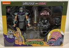 NECA Nickelodeon TMNT Shredder and Krang 2 pack NEW SEALED AUTHENTIC COMPLETE
