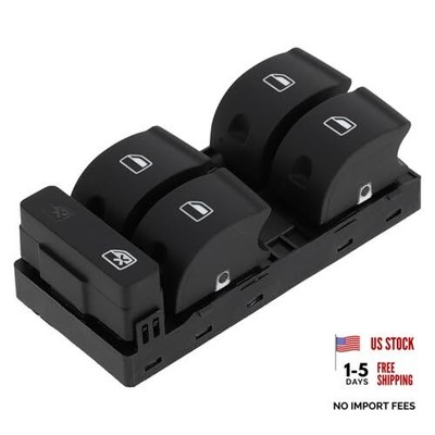 Front, Left, Driver, Side Power Window Switch - Fits Audi