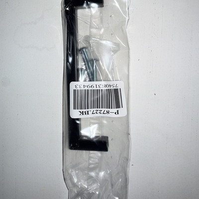 QTY. 75 Matte Black Modern Metal Bar Pull 3 in C-C w/Screws P-87227.BK