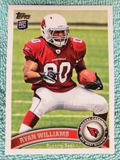 2011 TOPPS RYAN WILLIAMS ROOKIE #395 ARIZONA CARDINALS RC 