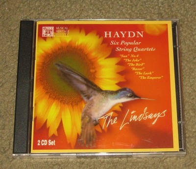 Haydn - Six Popular String Quartets - The Lindsays (CD, 2 Discs)