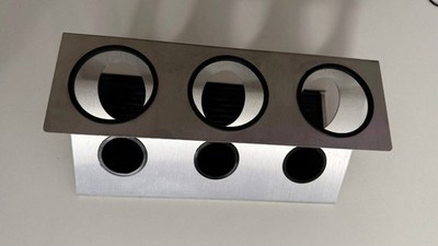 Flaschenhalter / Abtropfgestell Edelstahl (3er, z.B. Sodastream)
