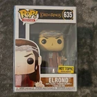 Funko Pop The Lord of the Rings Elrond king vaulted grail hobbit movie show book