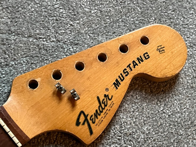 1973 Fender Mustang guitar neck