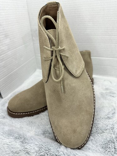 Banana Republic Suede Chukka Boots Mens Size 9  Beige Taupe