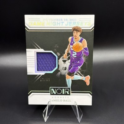 2024 Panini Noir LaMelo Ball Game Night  Jerseys #/99 Game-Used! Timberwolves🐺 