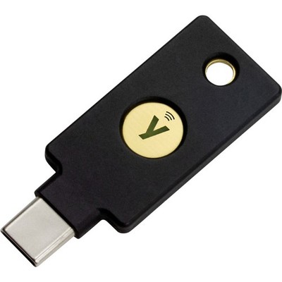 Yubico USB Passwort Manager Stick YubiKey 5C NFC  Schwarz/Gold   5060408462331