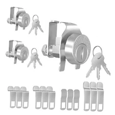 3 Pack Mailbox Locks, National L-1172C Mailbox Lock 3 Pcs Key Unique