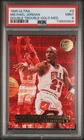 1995 FLEER ULTRA DOUBLE TROUBLE GOLD MEDALLION #3 MICHAEL JORDAN PSA 9