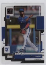 2022 Panini Chronicles Clearly Donruss Red 94/100 Otto Lopez #14 0u1n