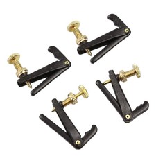 Black Metal Violin String Tuner Adjuster for 3/4 4/4 1/4 1/2 Size Instruments