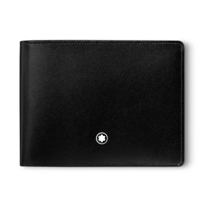 Montblanc Meisterstuck Wallet 6cc Black Shine Leather 198308