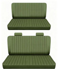 Fits 1969 to 1974 Ford Galaxie 500 4Door Front and Rear bench seat covers green